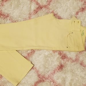 Lilly pulitzer yellow jeans